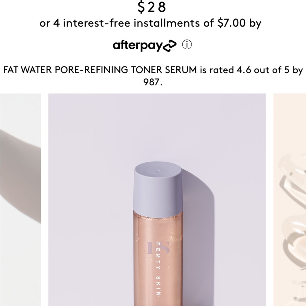 Fenty skin toner